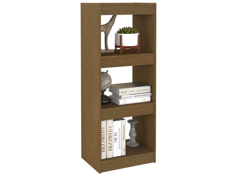  Bibliothèque, séparateur de pièce marron miel 40x30x103,5 cm pin  - Conforama D