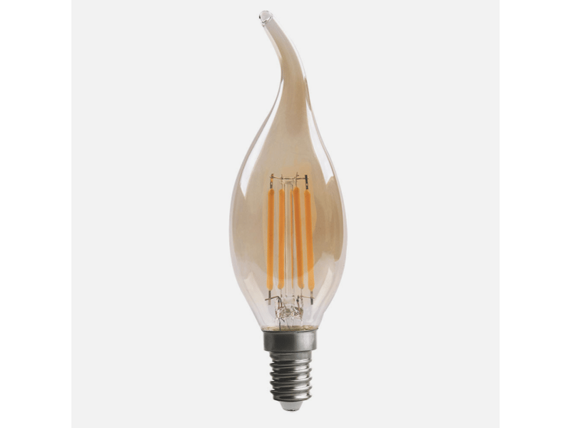  Ampoule led filament fabrilamp filamen bohemia e14 4 w 330 lm 2700 k ambre ø 35 mm dimmable 141332146 - Conforama E