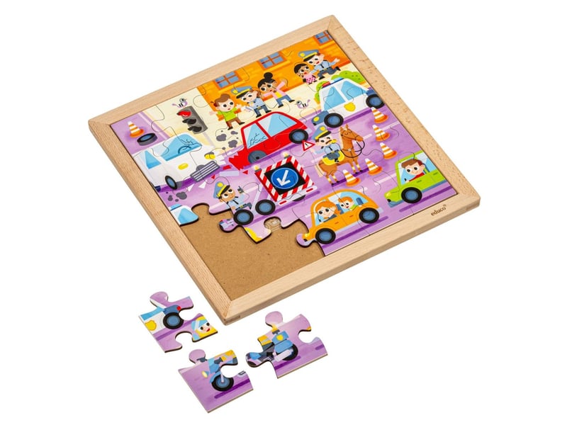  Educo services d'urgence - police  25 pièces de puzzle 8719924067113 - Conforama A