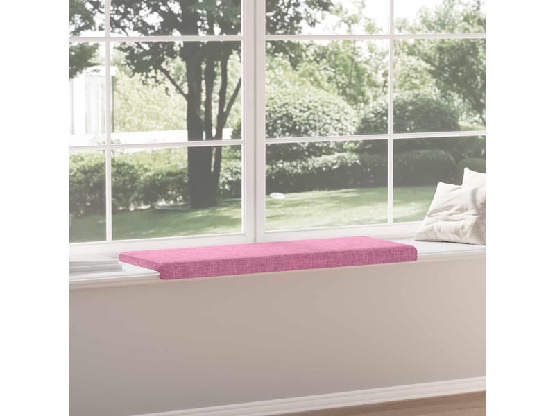  Coussin de banc, coussin d'assise, coussin de canapé tissu rose profondeur 35 cm cf53821  - Conforama D