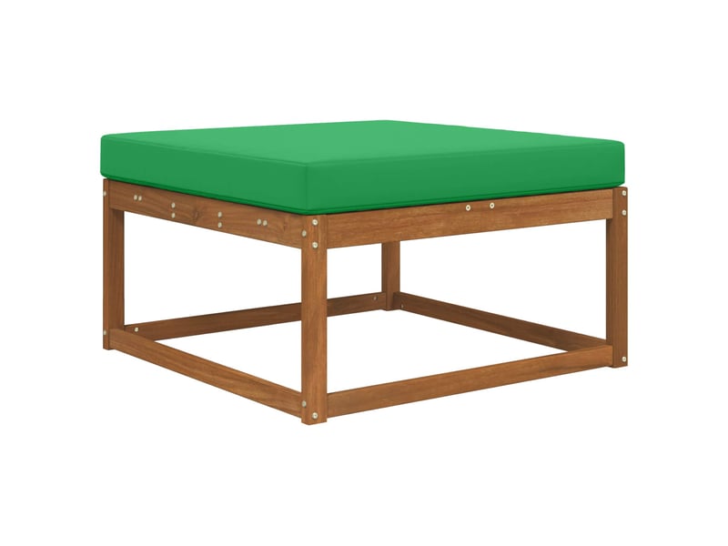  Coussin de canapé d'extérieur, coussin de chaise polyester vert 80 x 80 cm cf54193  - Conforama C
