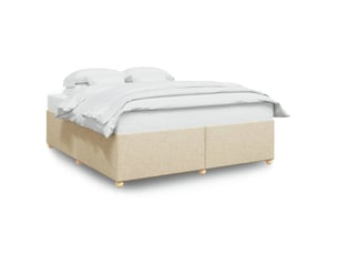 Lit 2 places 200x200 cm coloris beige