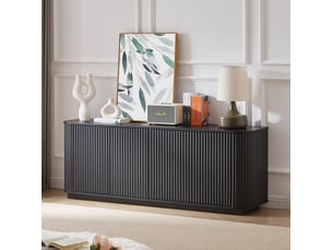 Meuble tv coloris noir 162.5 cm ULEVR