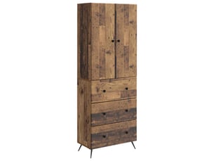 Armoire <strong></strong> <strong></strong> coloris bois clair largeur 66 cm