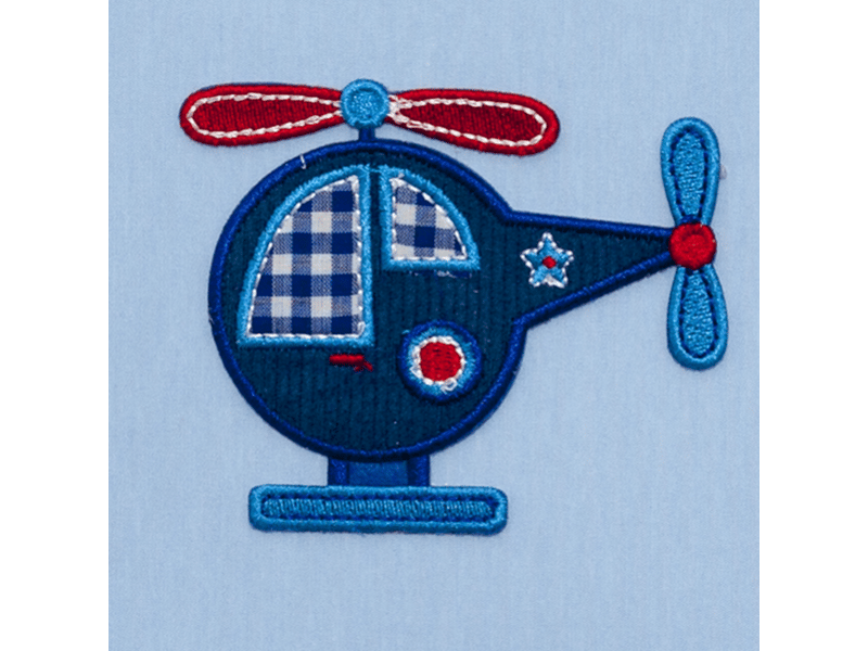  Suspension enfant fabrilamp helicóptero bleu ciel 1xe27 hauteur réglable 30-75 cm 35 x 35 cm 117393548 - Conforama C