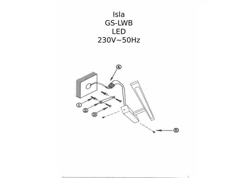  Applique murale light prestige isla led blanche 4000k 1 pièce  - Conforama D