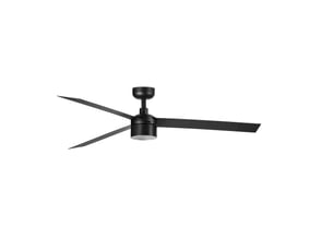 Faro cruiser ventilateur de plafond cruiser 132 cm tek led noir mat 3000k