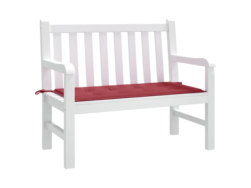  Coussin de banc de jardin, coussin d'assise rouge bordeaux 100x50x3 cm cf52807  - Conforama C