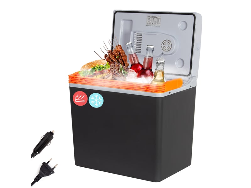30l glacière électrique portable, pour refroidir et garder au chaud, mini-frigidaire 12v et 230v, mode éco, pour voiture, camion, bateau, camping-car et prise de courant 9HOM10415 - Conforama A