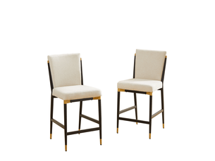 tabouret de bar <strong>HAUSS SPOLE</strong> - beige hauteur d'assise 65 cm vendu Par paire