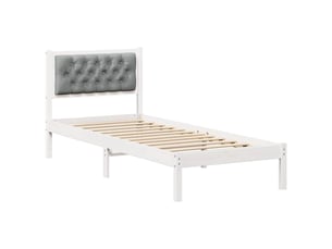 Lit simple 80x200 cm    coloris blanc
