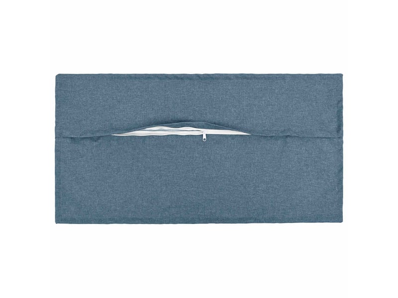 Lot de 2 coussins, coussins décoratifs houten bleu denim lin synthétique cf56474 - Conforama C