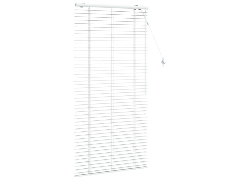  Store vénitien, store de fenêtre blanc 90 x 160 cm 35 mm bois de paulownia massif cf47832  - Conforama C