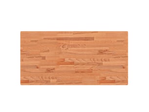 Comptoir de salle de bain, plan de travail 100x50x4 cm bois massif de hêtre cf65706