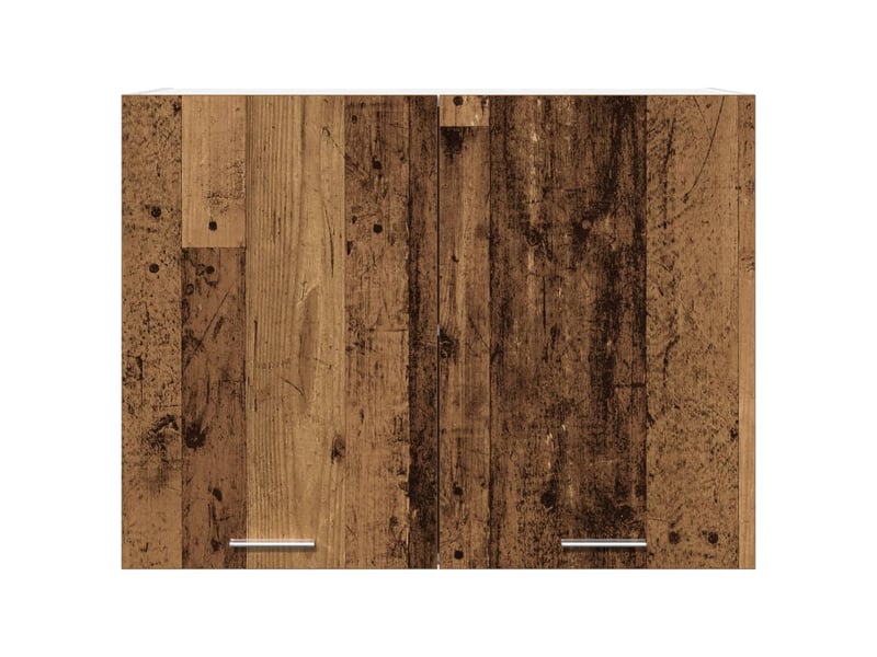  Meuble de rangement cuisine, armoire suspendue bois ancien 80x31x60cm bois d'ingénierie  - Conforama D