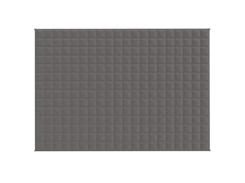  Couverture lestée adulte gris 140x200 cm 10 kg tissu shl85282  - Conforama C
