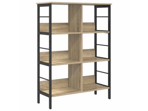 Étagère 6 niveaux, étagère de rangement 82 x 32 x 112 cm bois d'ingénierie shl9213