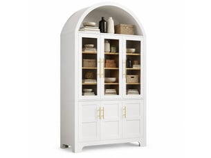 Buffet 6 porte(s) 0 tiroir(s) - 110 cm coloris blanc