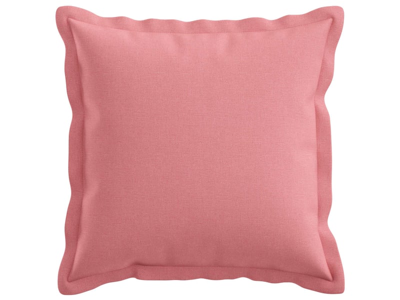 Lot de 2 housses de coussin houten rose 45 x 45 cm lin synthétique cf49555 - Conforama A