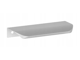 Poignée de meuble en aluminium ua02, argentée, 98100cm
