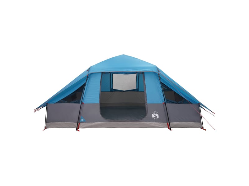  Tente de camping, tente familiale avec auvent imperméable 6 personne bleu  - Conforama D
