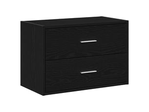 Commode 2 tiroir(s) <strong></strong> <strong></strong> coloris noir largeur 60 cm
