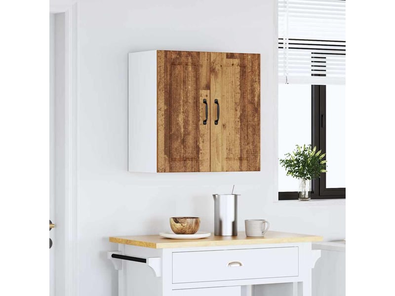  Meuble de rangement, armoire murale de cuisine lucca vieux bois bois ingénierie shl4095  - Conforama D