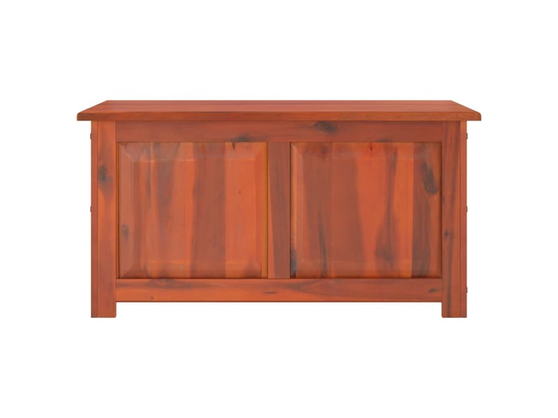 Coffre de rangement avec couvercle marron bois massif d'acacia shl33132 - Conforama D