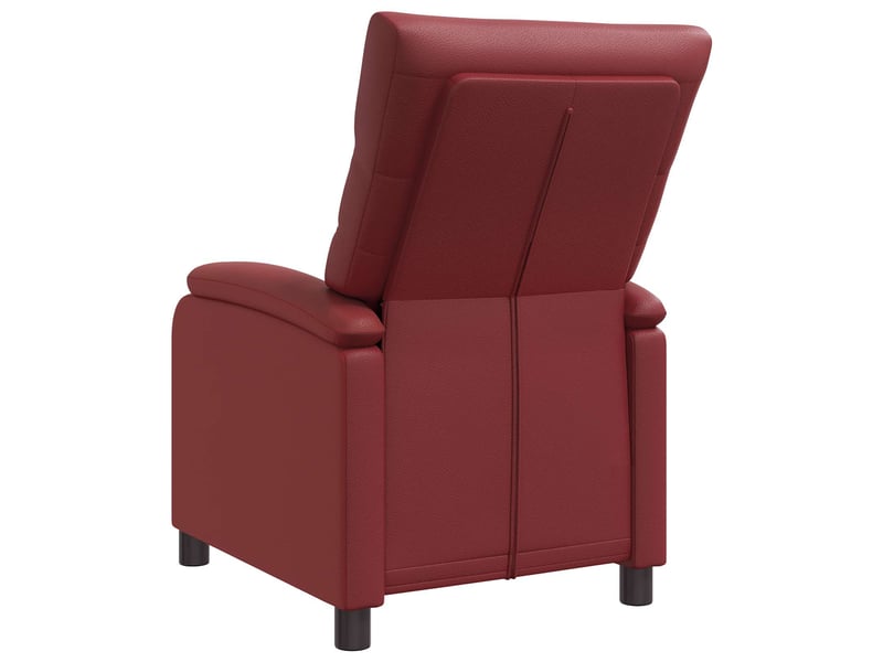  Vidaxl fauteuil inclinable bordeaux simili cuir  - Conforama E