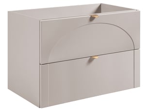 Meuble sous-vasque suspendu aura 80 cm cachemire mat k