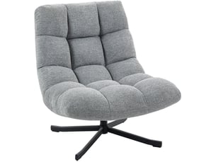 Fauteuil fixe pivotant <strong>BEAOK</strong> <strong></strong> Polyester gris vendu A l'unité