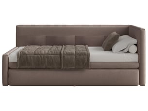 Lit 2 places 90x200 cm SELSEY Nesmi coloris marron