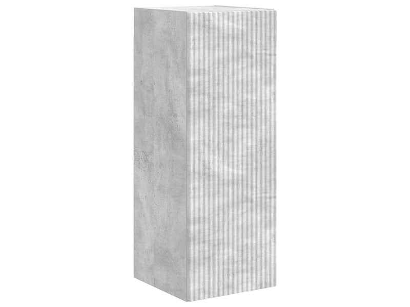  Meuble tv - banc tv - meuble de rangement mural 30 x 31 x 80 cm béton bois d'ingénierie  - Conforama A
