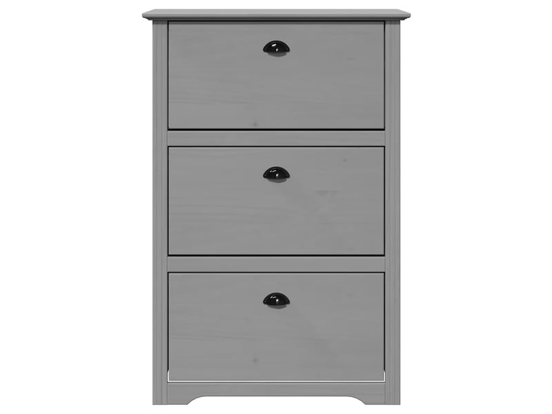  Meuble à chaussures, étagère à chaussures bodo gris 80x35x118 cm  - Conforama D