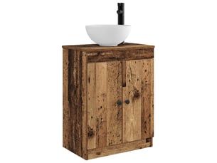 Meuble de salle de bain avec évier bois ancien 54x35x83 cm shl5311