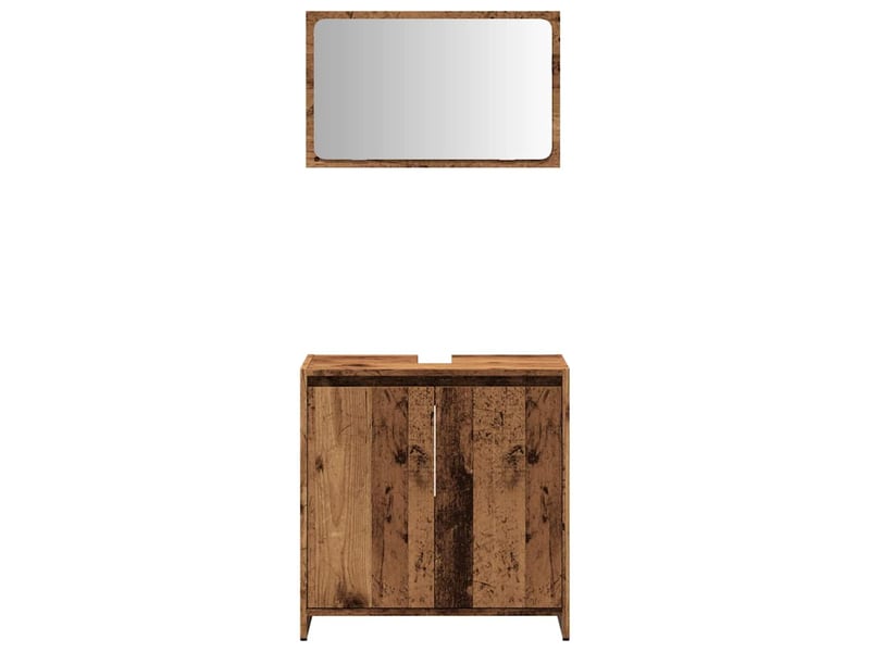  Ensemble de meubles salle de bain 2 pcs bois d'ingénierie cf63916  - Conforama D