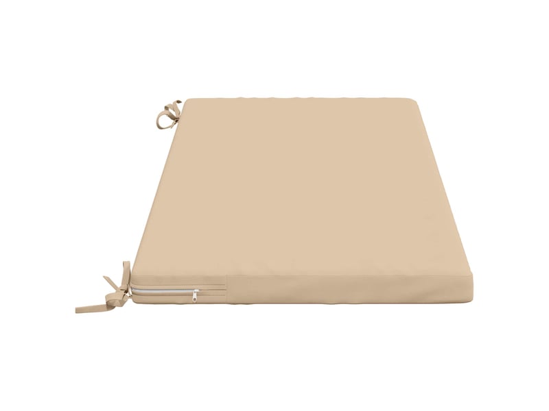 Coussin de banc, coussin d'assise, coussin de canapé soest 100 % polyester crème 110 x 50 x 5 cm cf53203 - Conforama D
