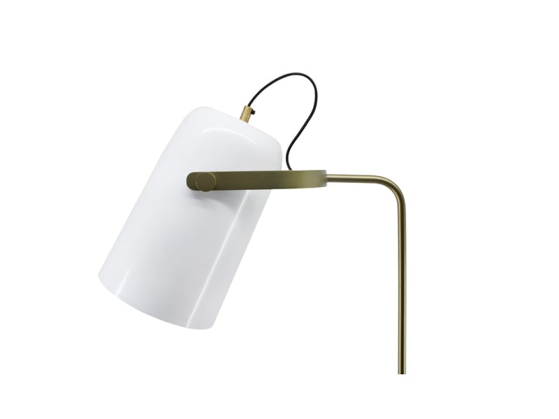 Lampadaire design en métal caricia 135cm blanc  - Conforama B