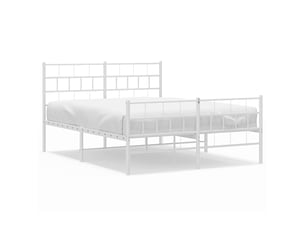 Lit 2 places 135x190 cm coloris blanc