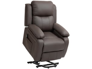 Fauteuil relax électrique <strong></strong> Simili marron