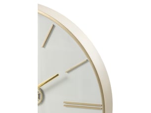 Horloge murale design runa 70cm blanc