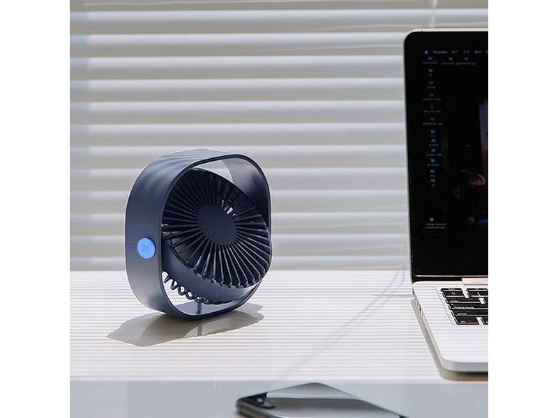 Mini ventilateur portable silencieux ureau 3 vitesses réglable alimenté - Conforama C