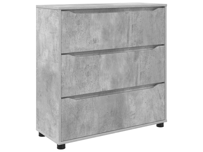  Armoire de rangement, commode de rangement 80 x 31 x 81 cm bois d'ingénierie shl294  - Conforama A