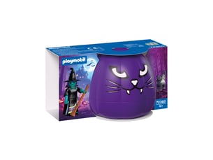Set halloween figurines avec boite citrouille et chats 4 ans