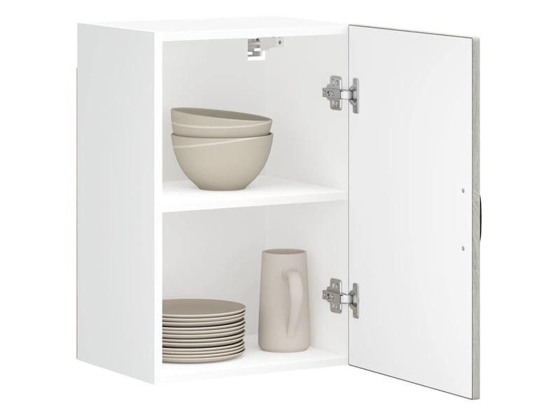  Meuble de rangement, armoire murale de cuisine lucca sonoma gris bois ingénierie shl2470  - Conforama B