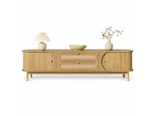 Meuble tv coloris naturel 170 cm OKMYHOME  