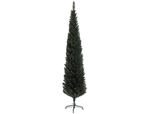 Sapin de noël artificiel, arbre de noël, base en acier, 390 branches épines, décoration de noël, ø 55 x 195h cm, vert