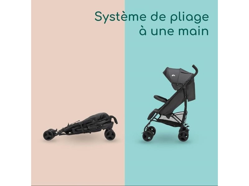Poussette châssis compacte dusk mineral graphite 0-4 ans pliable dossier inclinable jusqu a 22 kg 1318153210 - Conforama E
