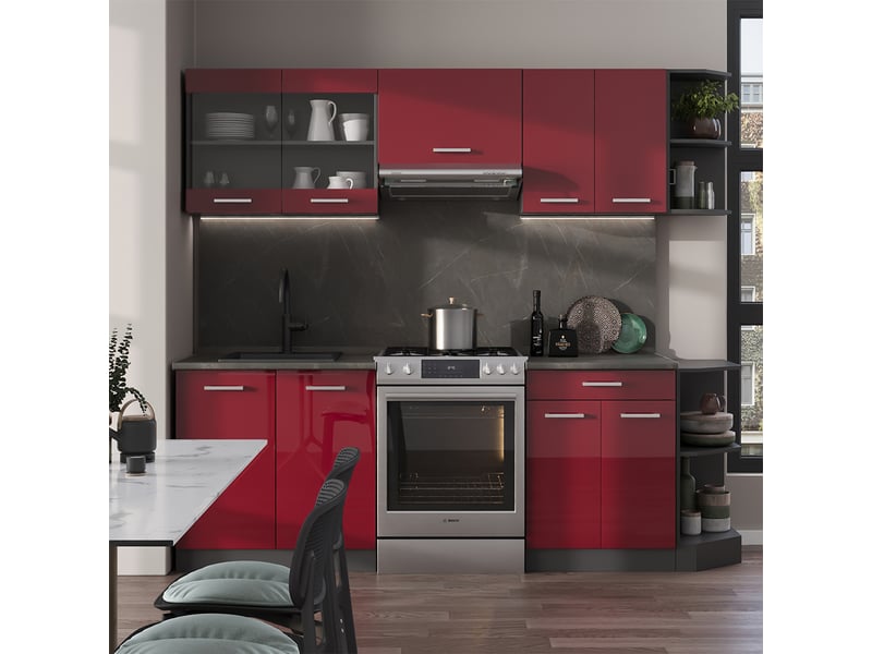 Vicco etagère de cuisine, anthraciteanthracite, 30cm mit 2 fächern  - Conforama D