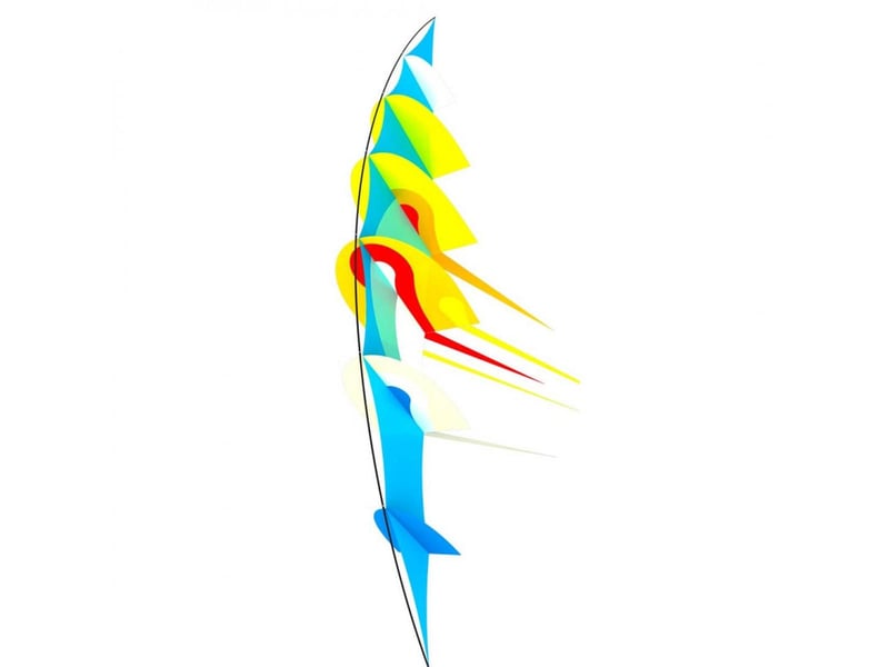  Hoffmanns bow kite sea breeze (vendu nu) invento HOFBOWKSB - Conforama A